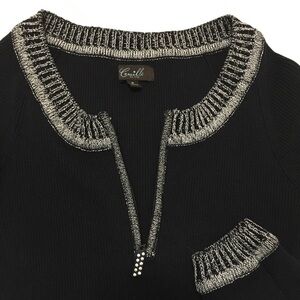 Camille La Vie ribbed sweater size medium